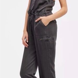 Free People Charcoal Jumpsuit
